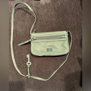 Fossil green small crossbody